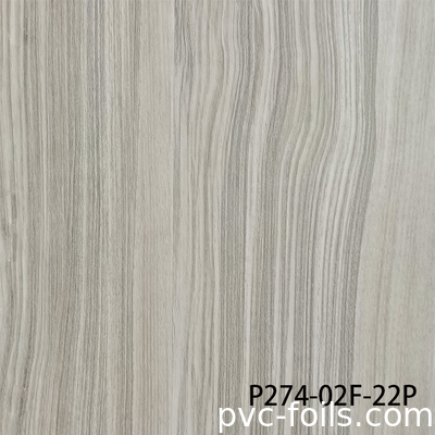 Supermatte Holzmaserung PVC Dekorfolie für Vakuummembranpressen