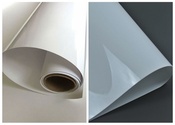 Massivfarbige weiße hochglänzende PVC-Laminatfolie für Schränke im Innenbereich