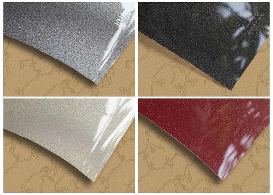 Hochglanz Metall Pvc Film Druck Design für Laminat Schrank Abdeckung 0,3 mm