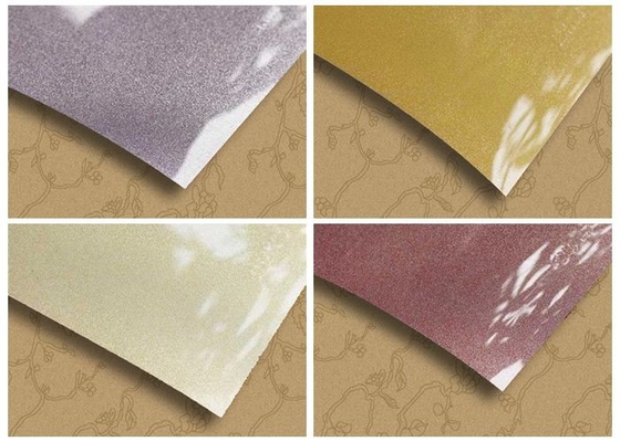 0.6mm metallisierter PVC-Film für Kabinett-Abdeckungs-Hochglanz-Körper