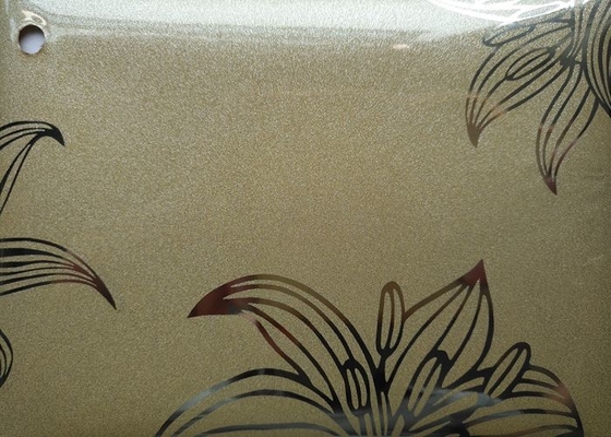 Glänzende Blume druckte selbstklebende PVC-Film-Lieferanten für Schranktür