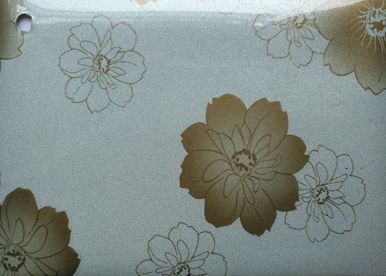 Glänzende Blume druckte selbstklebende PVC-Film-Lieferanten für Schranktür