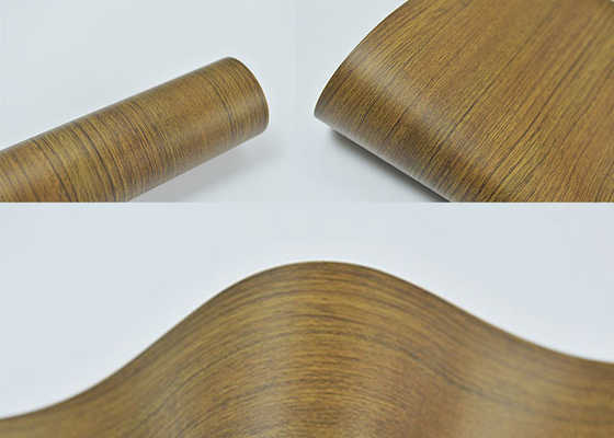 Vakuumpresse-PVC-Folie für Garderoben-Türen Matte Wood Grain 1420mm