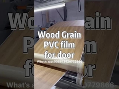 Holzkorn PVC-Dekorationsfilm,populäres gelbes Holz Farbe PVC-Film